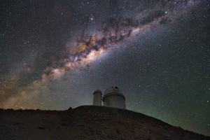  L'ESO de 3,6 mètres de diamètre à La Silla. Il est monté avec HARPS qui est consacrée à la découverte des exoplanètes. (Crédit: ESO)