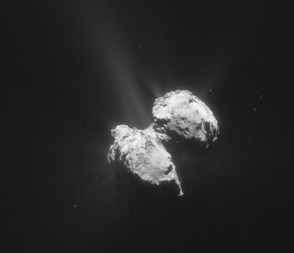 Comet 67P/Churyumov-Gerasimenko on 17 November 2015. (Image: ESA/Rosetta/NAVCAM)